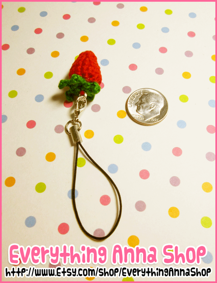 Kawaii Ichigo!  Cute Crochet Strawberry~